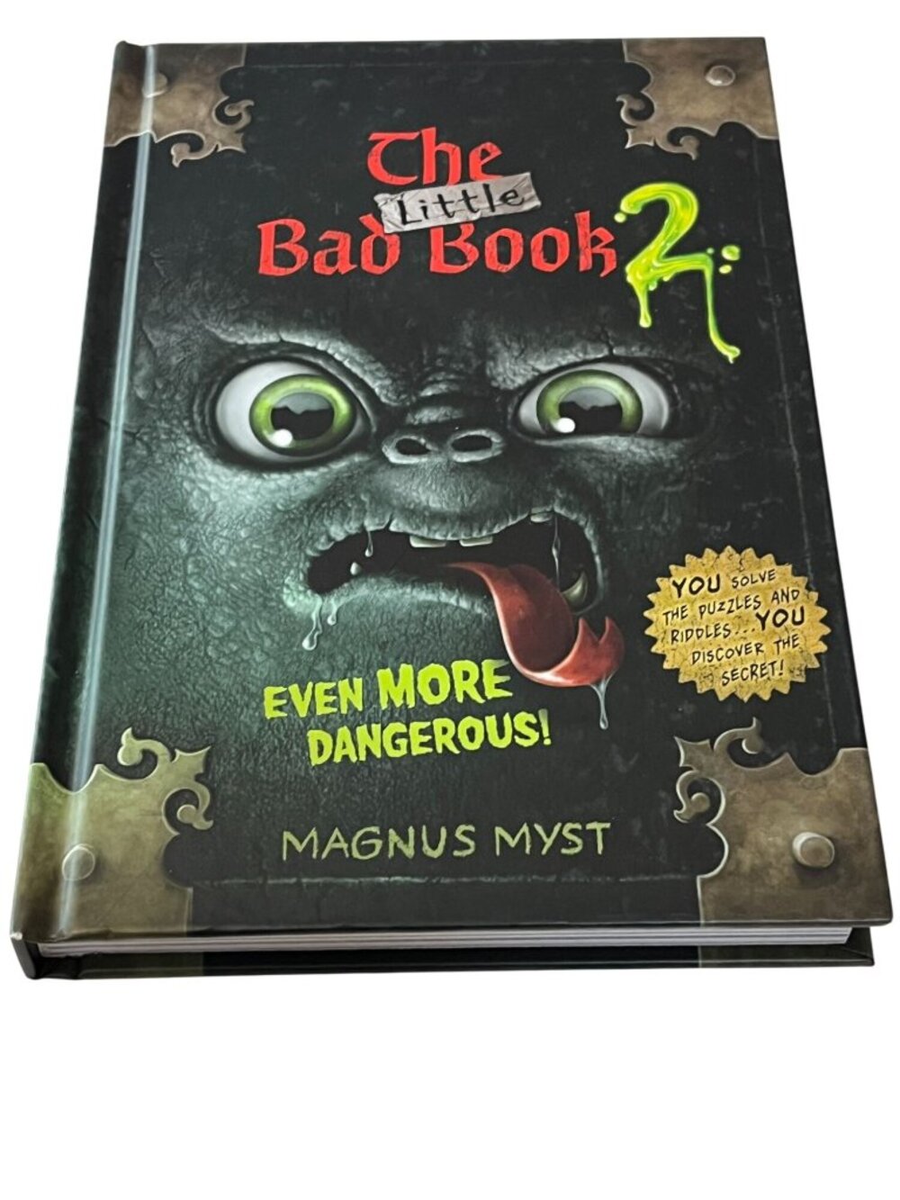Little Bad Book 2 Magnus Myst Kids Interactive Novel Riddles Hardcover New